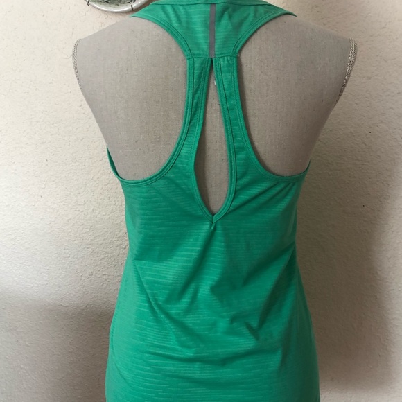 NEW BALANCE Bright Green Athletic Tank, Small - Picture 2 of 2
